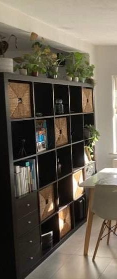 Kallax kast 5x5 zwart, Ophalen, Gebruikt, Zwart