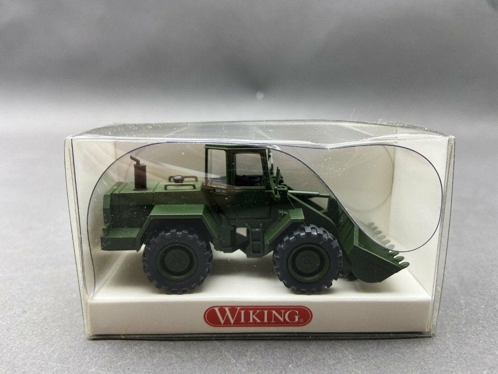 CATERPILLAR Pelleteuse Militaire 1/87 HO WIKING Neuve+Boite, Ophalen, Nieuw, Hijskraan, Tractor of Landbouw, Wiking