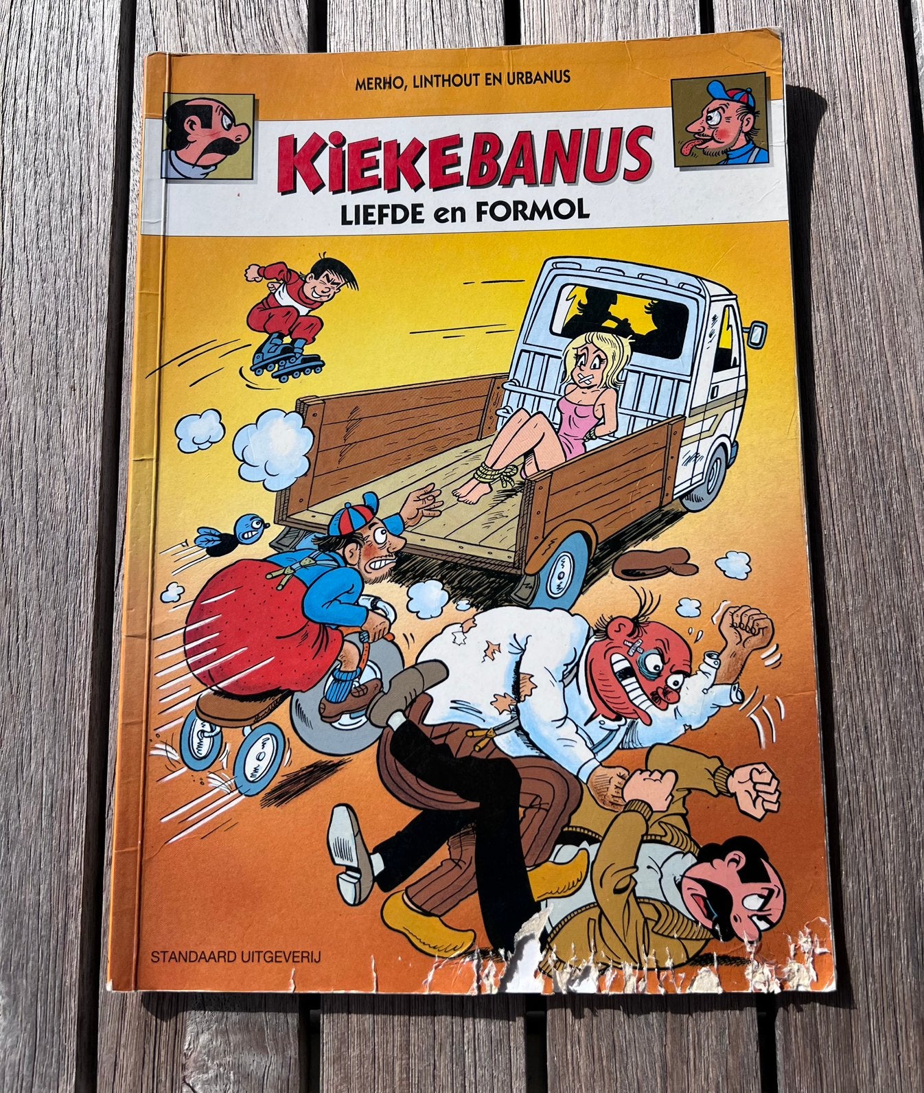 Merho - Kiekebanus, Boeken, Gelezen, Eén stripboek, Merho, Ophalen of Verzenden