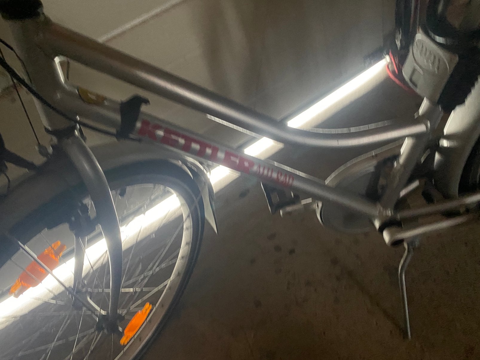 Fiets kettler, Ophalen