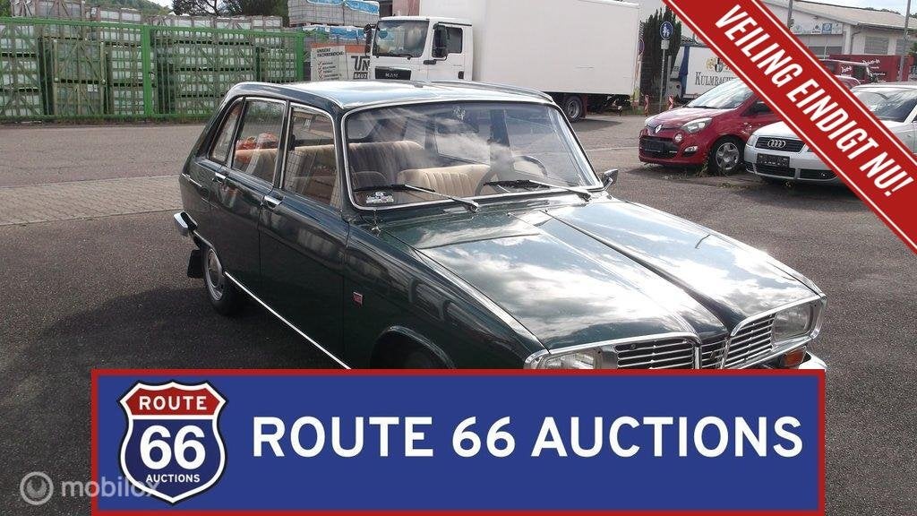 Renault 16 | 1969 | Route 66 Auctions, Auto's, Renault, Zwart, Bedrijf, Handgeschakeld