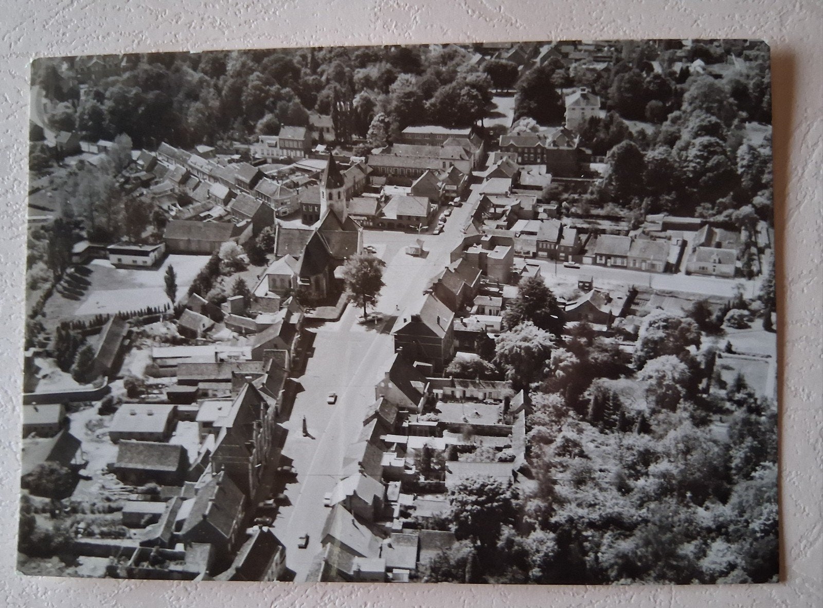 vintage Postkaart Luchtopname Belsele, Ophalen of Verzenden