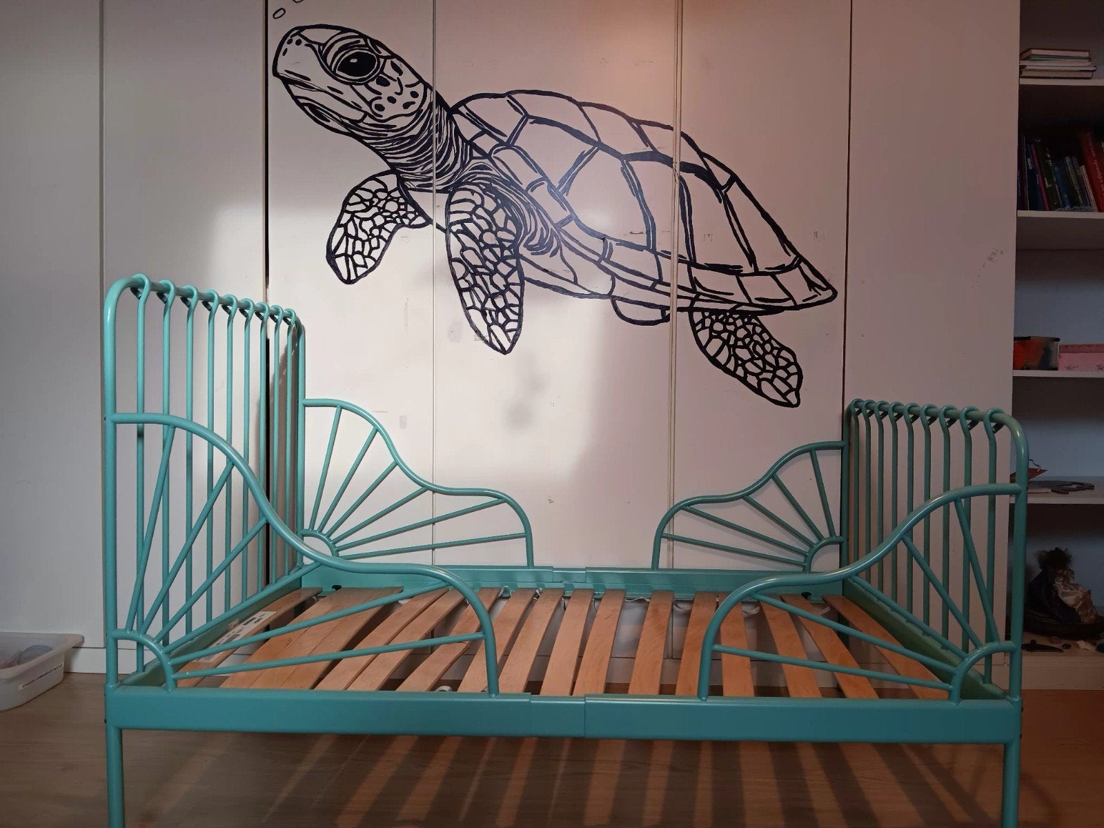 uitschuifbaar bed, Kinderen en Baby's, Ophalen, Lattenbodem