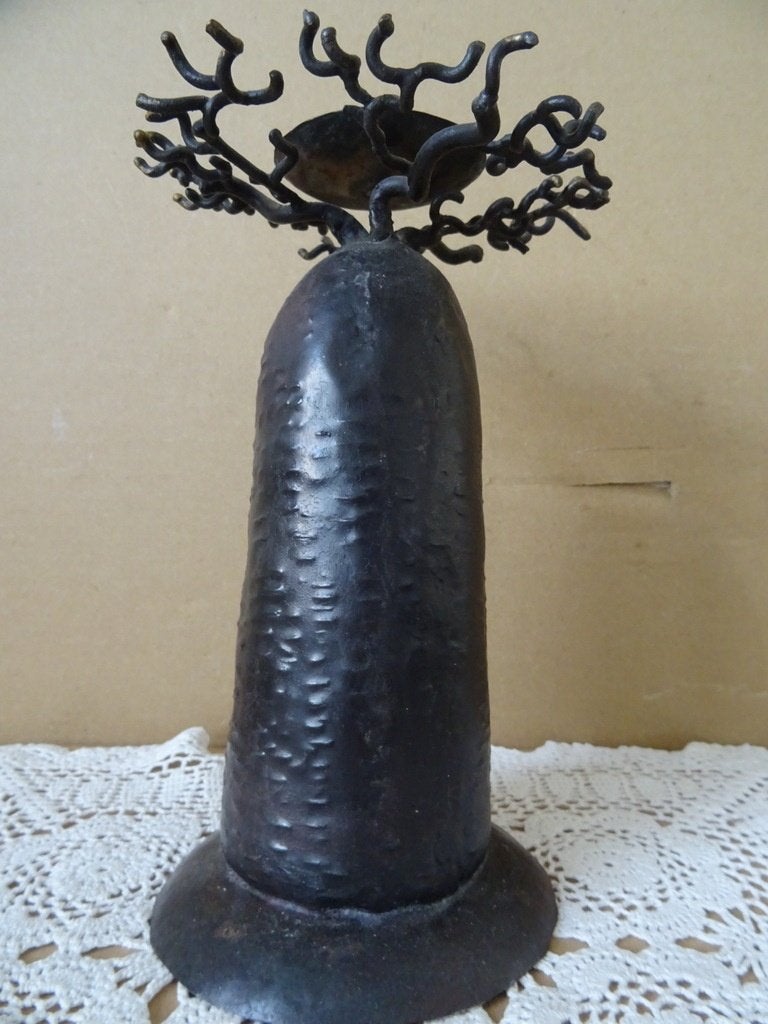 Statue Africain bougeoir arbre baobap 21cm art populaire, Antiquités & Art, Art | Art non-occidental, Enlèvement ou Envoi