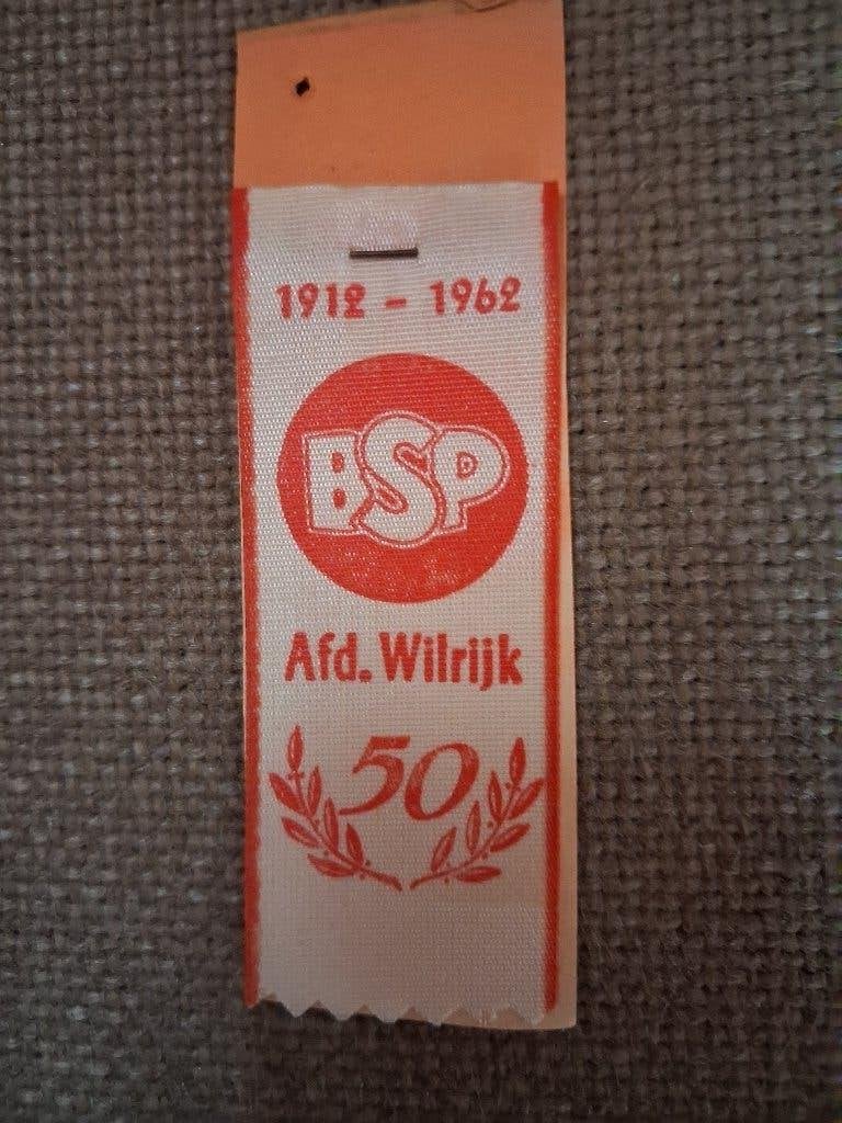 LIINTJE BSP 50 jaar afd. WILRIJK 1912-1962, Ophalen of Verzenden