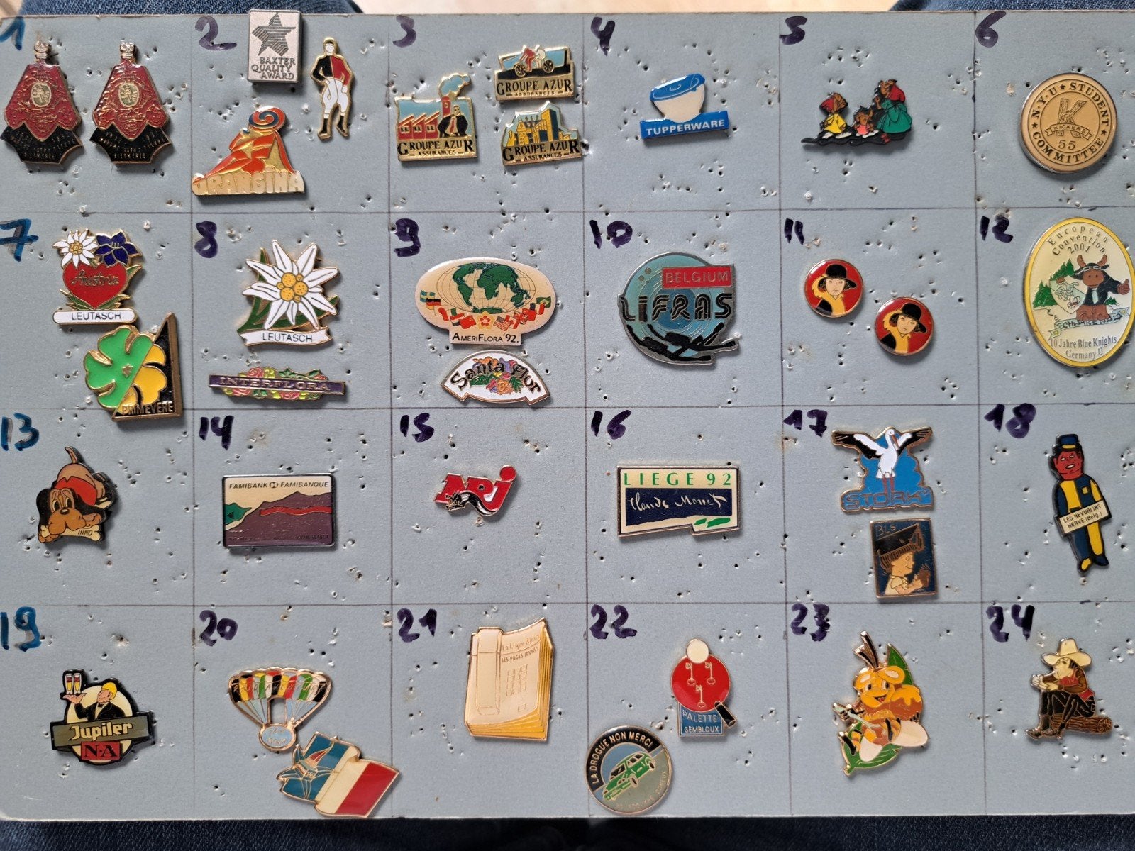pin's pins à la case voir photos, Collections