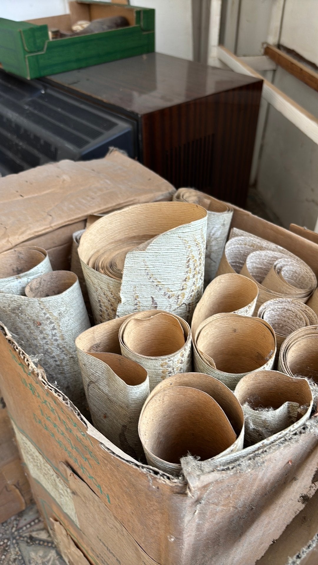 Anciens rouleaux de papier peint, Maison & Meubles, Enlèvement, Papier peint