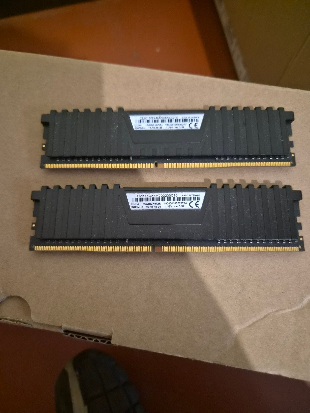 Corsair Vengeance LPX 16GB DDR4 3200MHz kit 2x8GB, Gebruikt, DDR4, Ophalen of Verzenden, Desktop