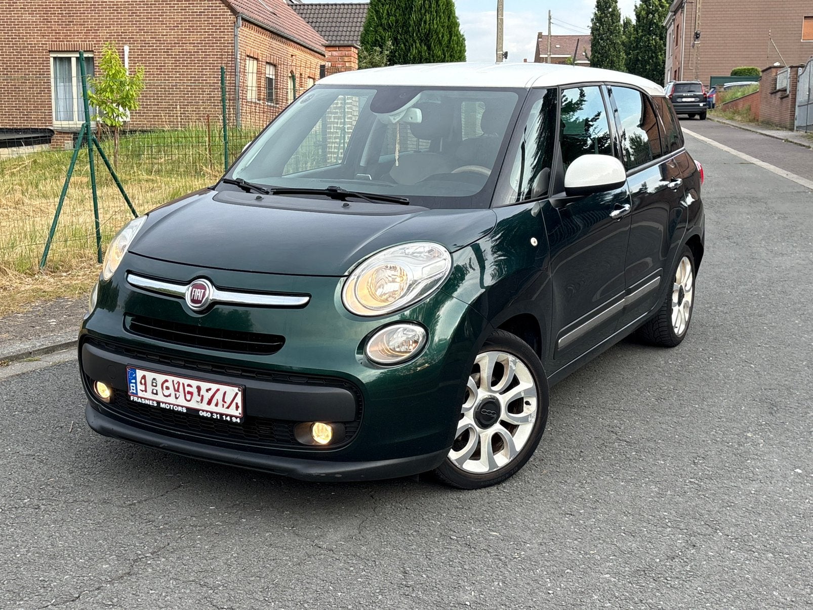 FIAT 500XL LIVING/2013/CLIMA/7 PLACES/ALCANTARA/BON ETAT, Autos, Cuir et Alcantara, Electronic Stability Program (ESP), Beige