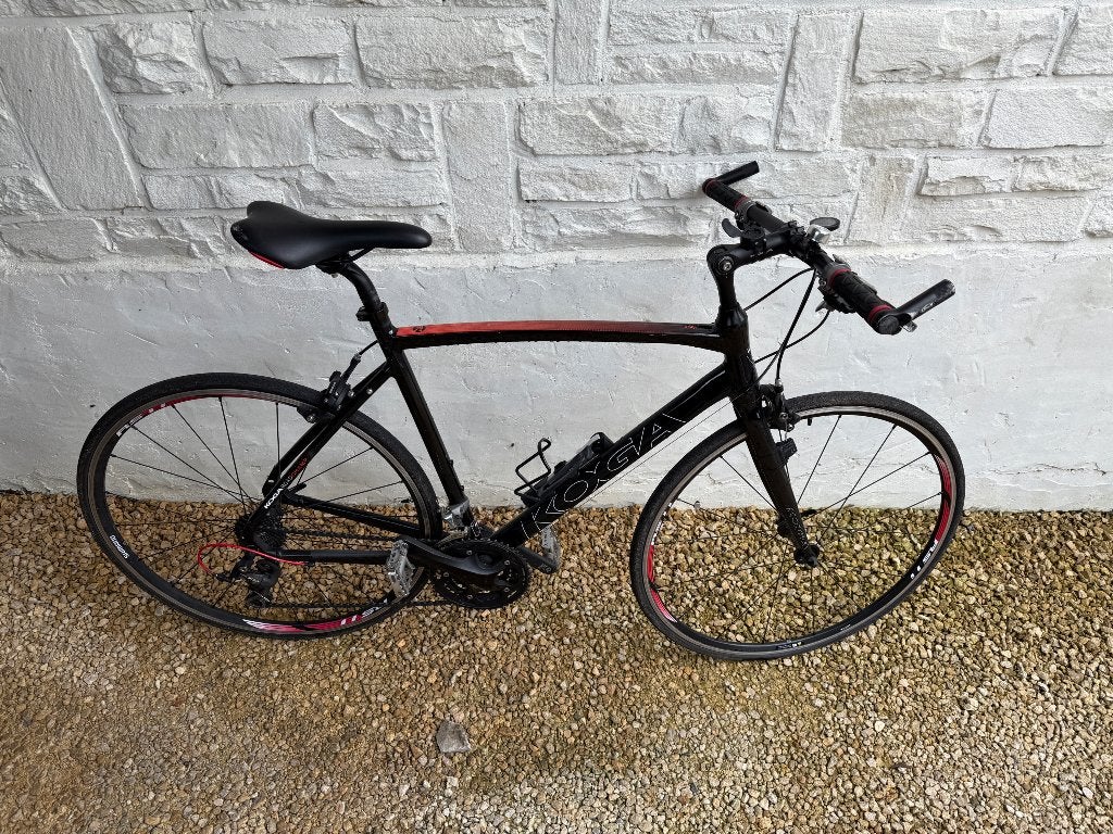 Koersfiets/Gravel-bike zwart, Enlèvement, Utilisé