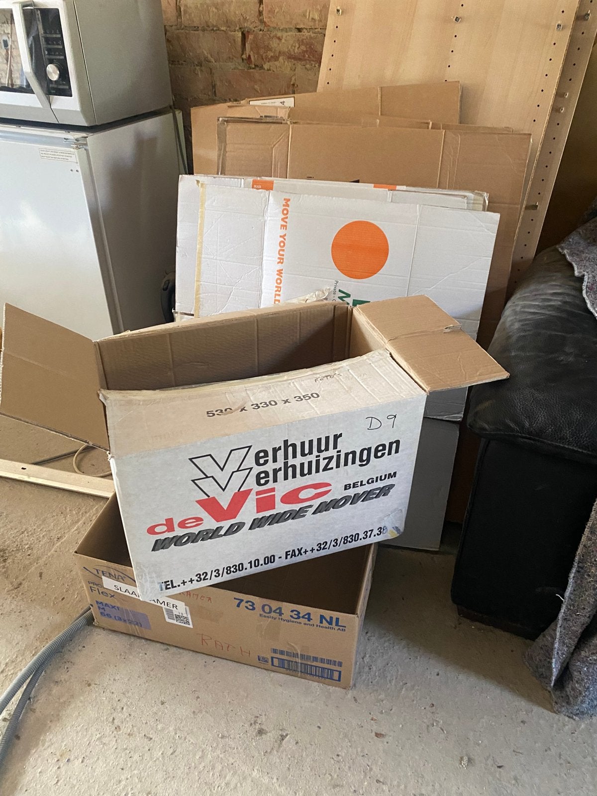 10 verhuisdozen gratis, Doe-het-zelf en Bouw, Ophalen, Gebruikt