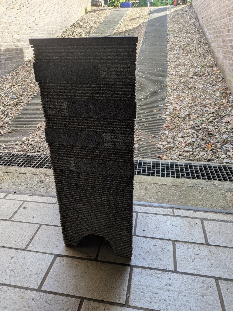 borrelsteen uit graniet, Tuin en Terras, Ophalen, Gebruikt, Graniet, Waterornament