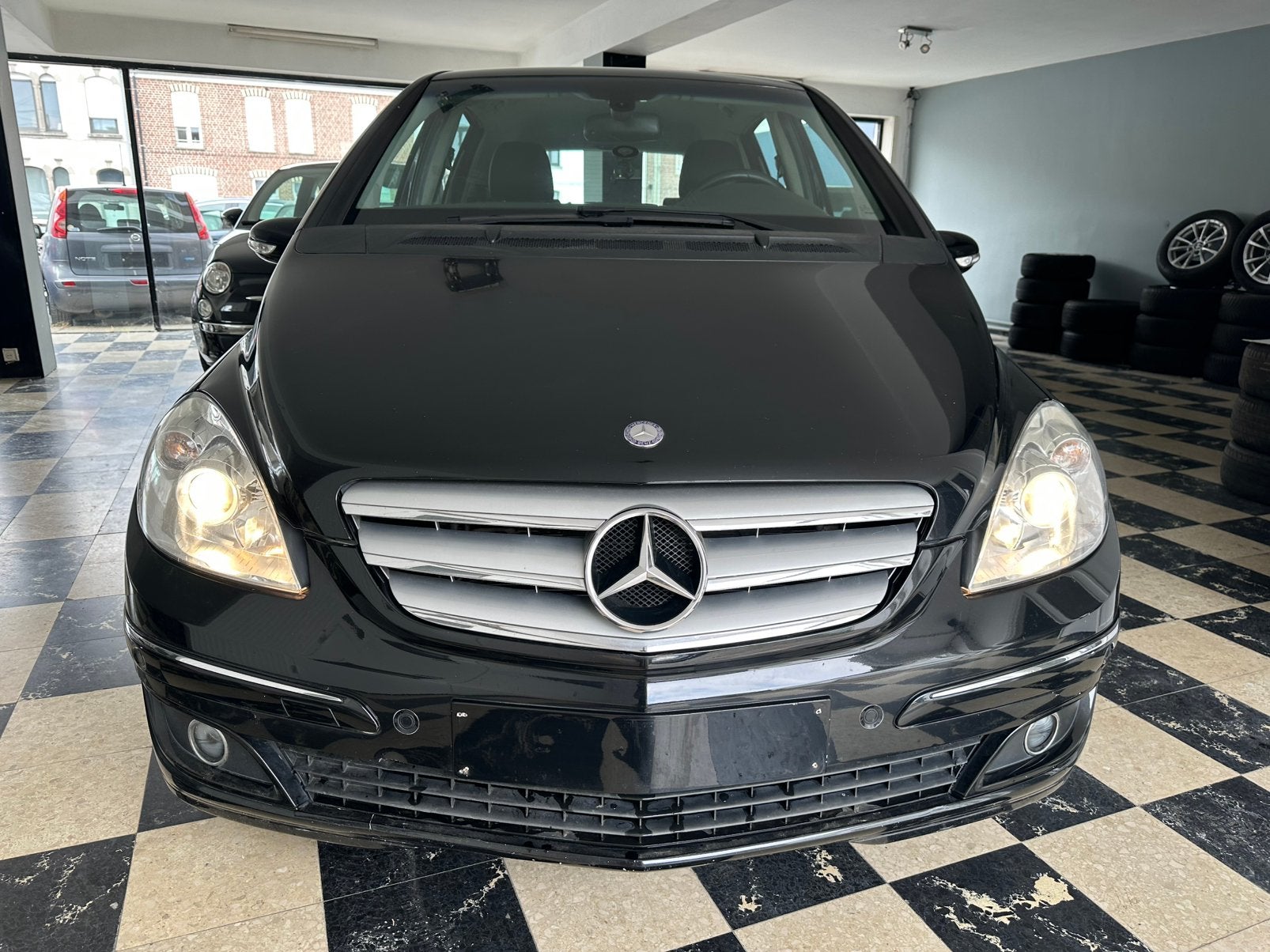 Mercedes-Benz B 180 B 180 CDI DPF Autotronic SPORT EDITION, Monovolume, Zwart, Leder en Stof, Zwart