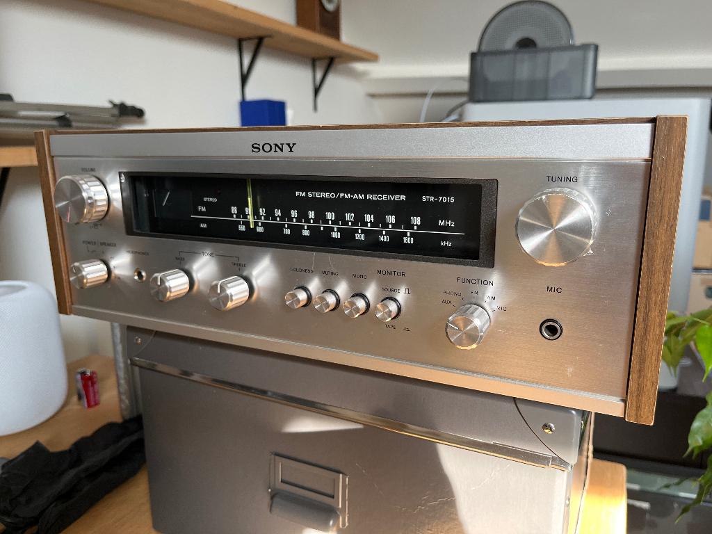 Versterker Sony str-7015, Audio, Tv en Foto, Versterkers en Ontvangers, Ophalen, Gebruikt, Sony, 120 watt of meer