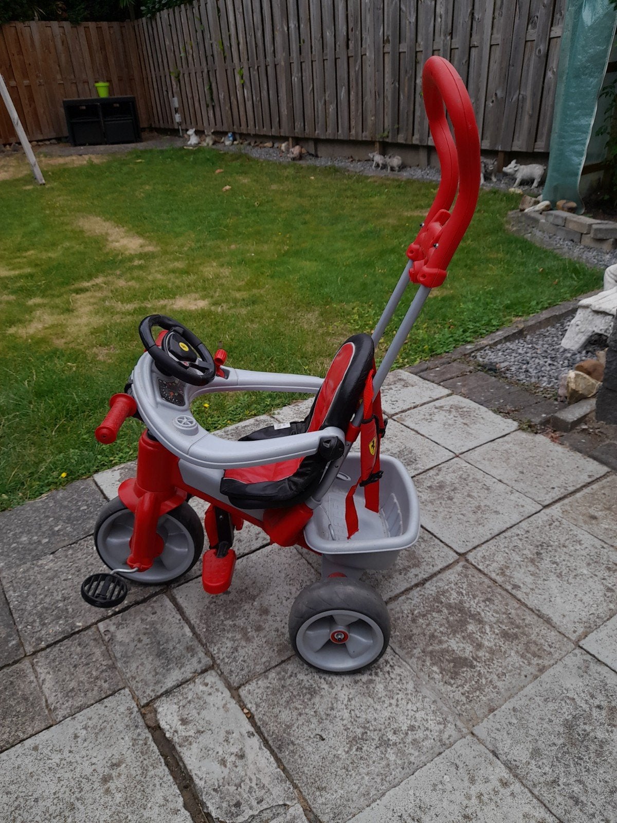 Ferrari 3 wieler, Ophalen, Gebruikt