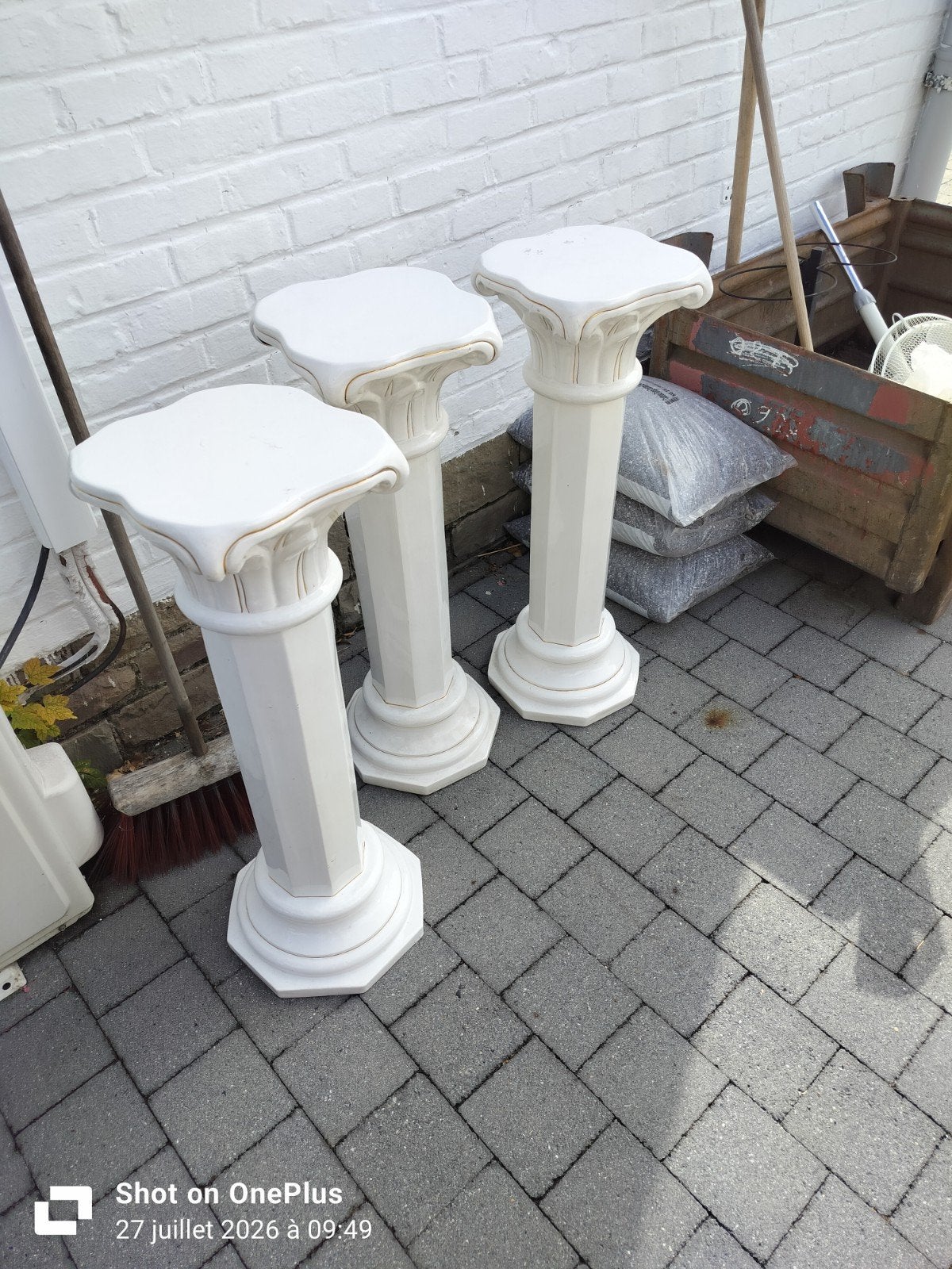 Colonnes émaillé, Maison & Meubles, Accessoires pour la Maison | Colonnes & Piliers, Enlèvement