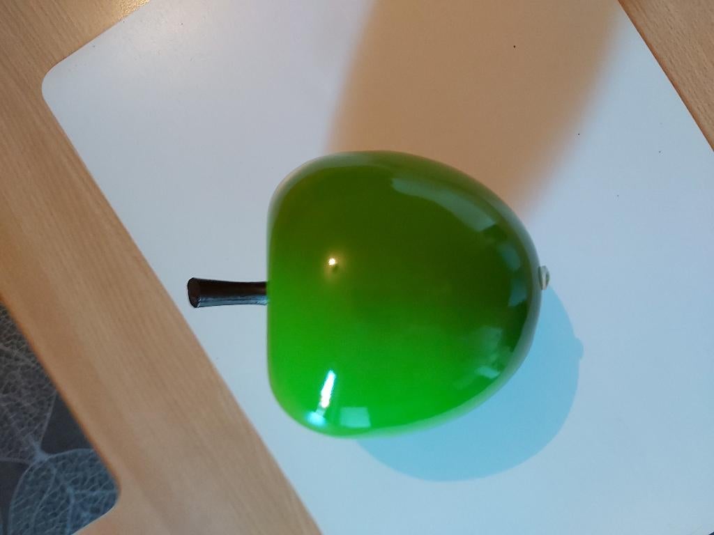 Decoratie Appel, Ophalen, Groen, Steen/keramiek, Zo goed als nieuw