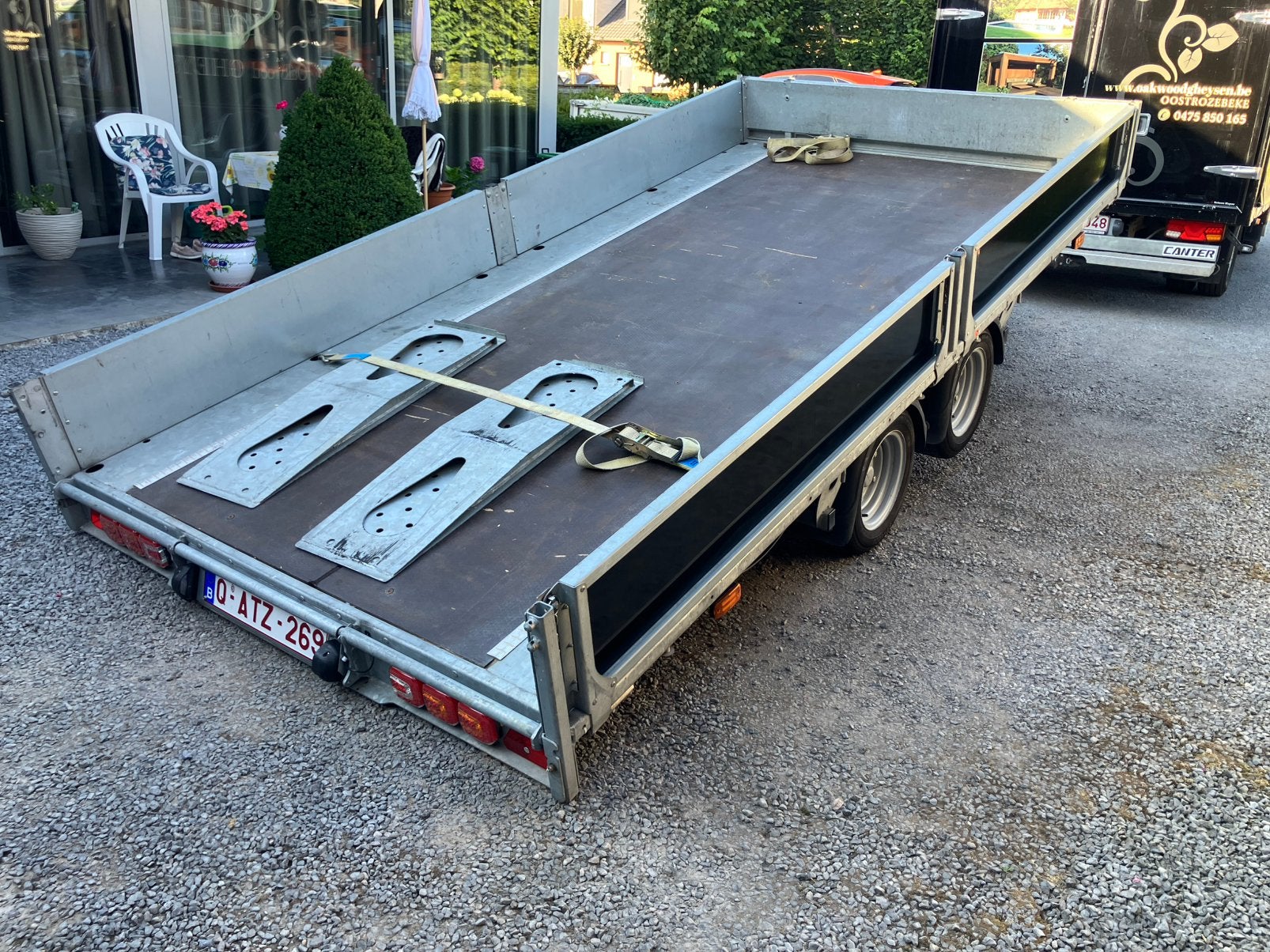 Ifor williams tiltbed 3,5T, Enlèvement, Comme neuf