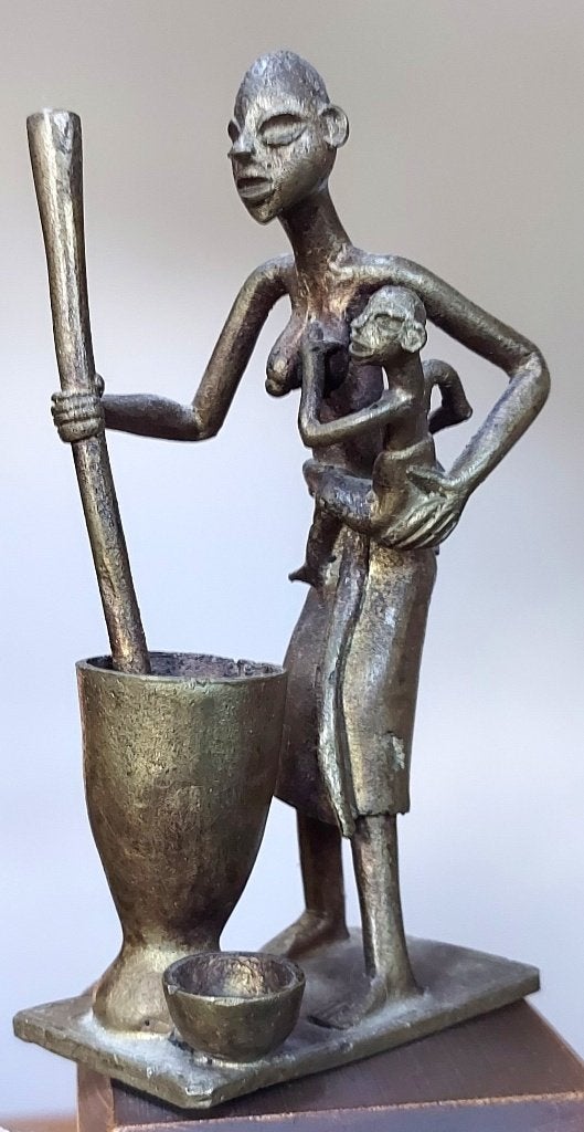 statuette en bronze, Enlèvement, Bronze