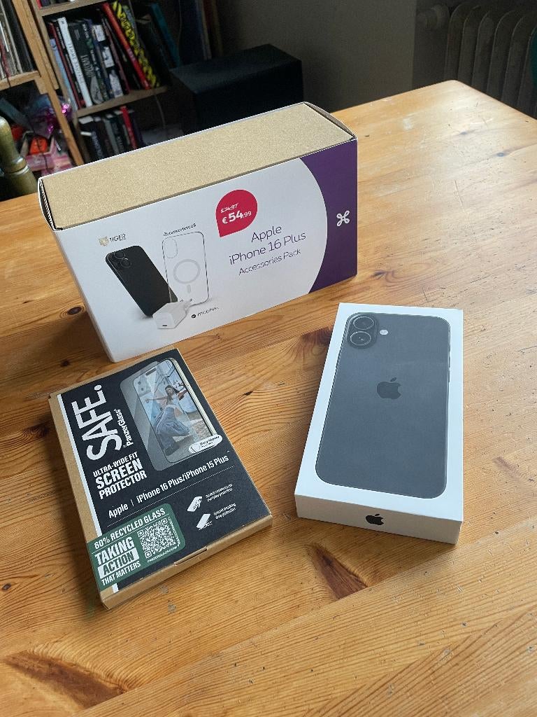 iphone 16plus 128go neuf + accessoires (77€) - 980€, Neuf, 128 GB, IPhone 16 Plus, Enlèvement