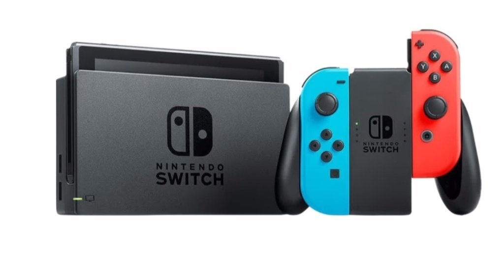Nintendo switch rood blauw, Ophalen, Zo goed als nieuw, Met 1 controller, Switch OLED