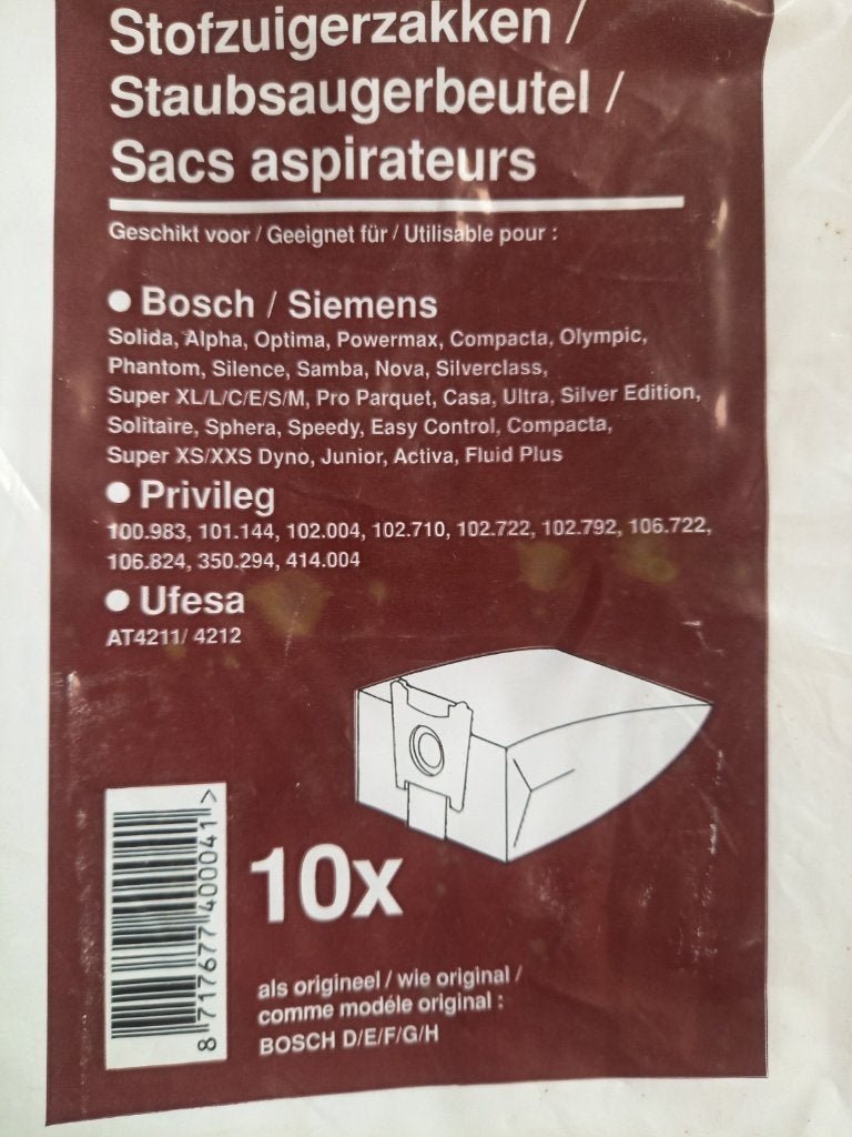 Stofzuigerzakken Bosch/Siemens. Nieuw, Ophalen of Verzenden, Nieuw