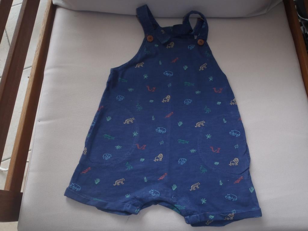 blauwe jumpsuit maat 80, Ophalen of Verzenden, Gebruikt, Jongetje, Broekje