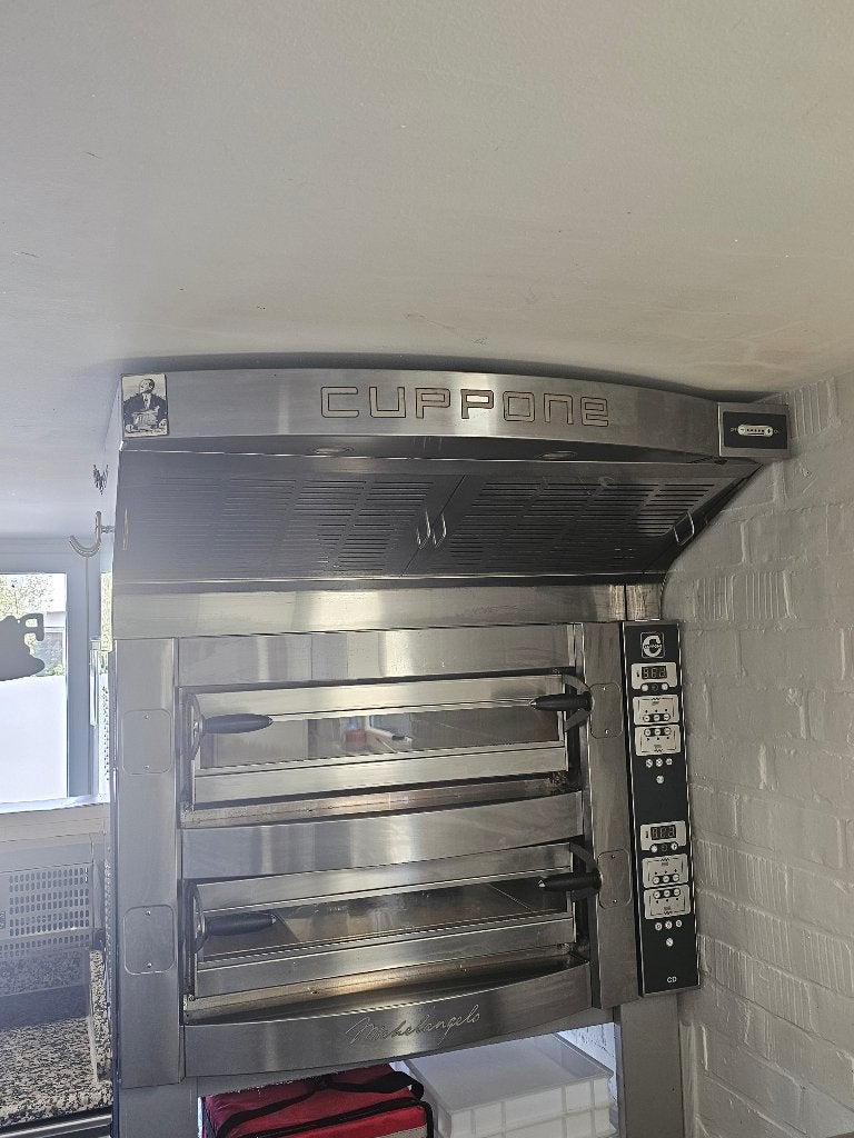 Pizza oven op elektriciteit(380w), Ophalen, Gebruikt, Ovens, Microgolfovens en Steamers