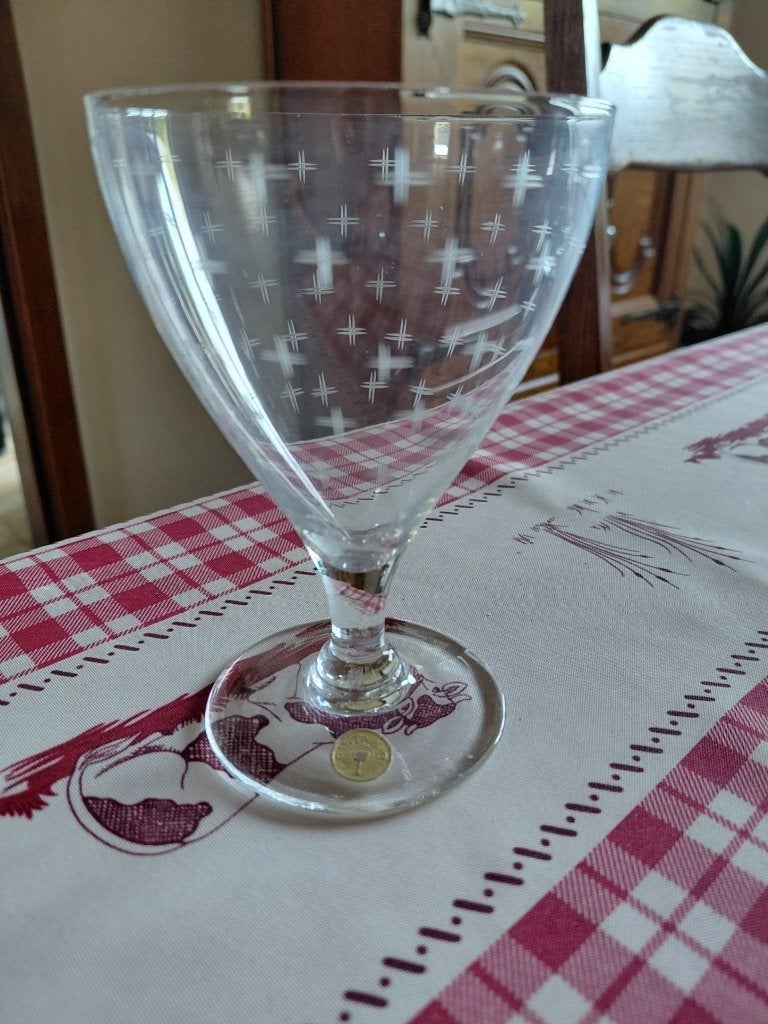 Série de verres en cristal, Antiquités & Art, Enlèvement