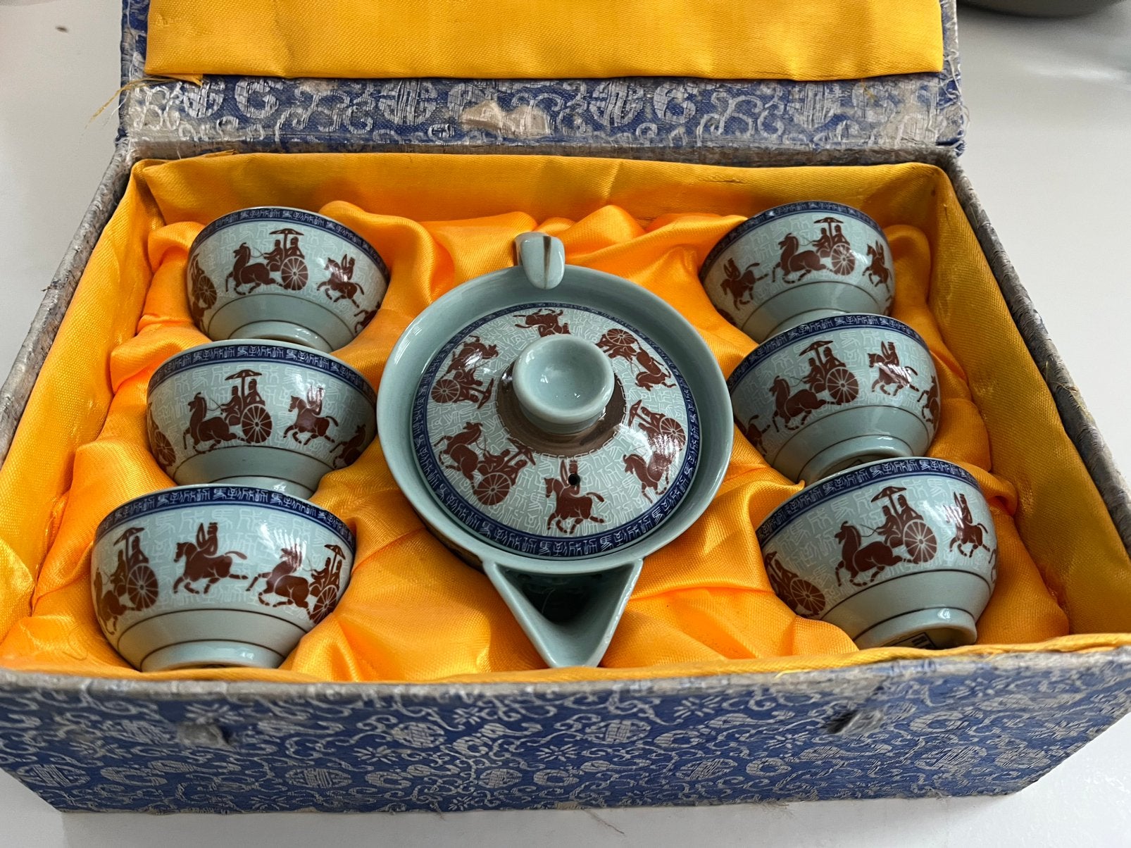 Ensemble thé chinois pour décoration, Antiquités & Art, Antiquités | Céramique & Poterie, Enlèvement ou Envoi