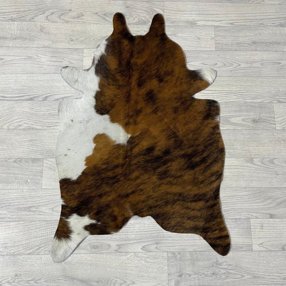 Mini koeienhuid bruin wit zwart 90x60cm #432 | Lederstore, Meerkleurig, Wandkleed, Nieuw, Ophalen of Verzenden