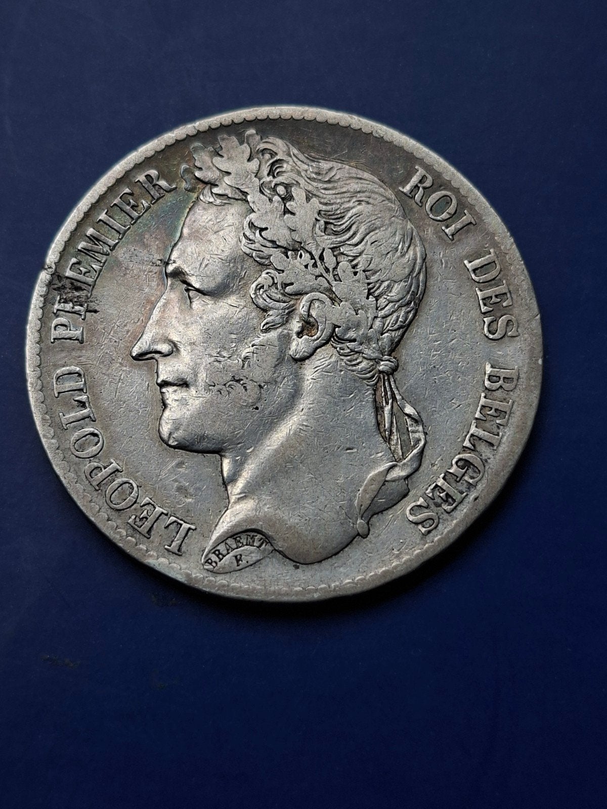 5 Francs 1834 pos B Leopold I, Ophalen