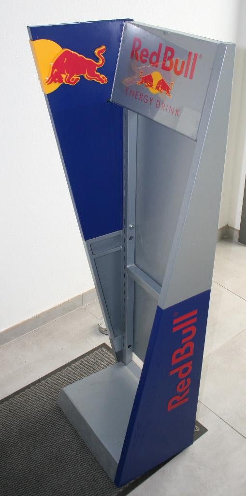 Présentoir publicitaire Red Bull 130 cm, Verzamelen, Merken en Reclamevoorwerpen, Ophalen, Gebruikt