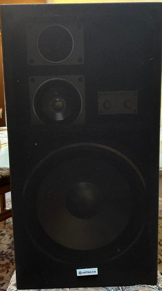 Hitachi luidsprekers, Audio, Tv en Foto, Luidsprekerboxen, Ophalen, Zo goed als nieuw