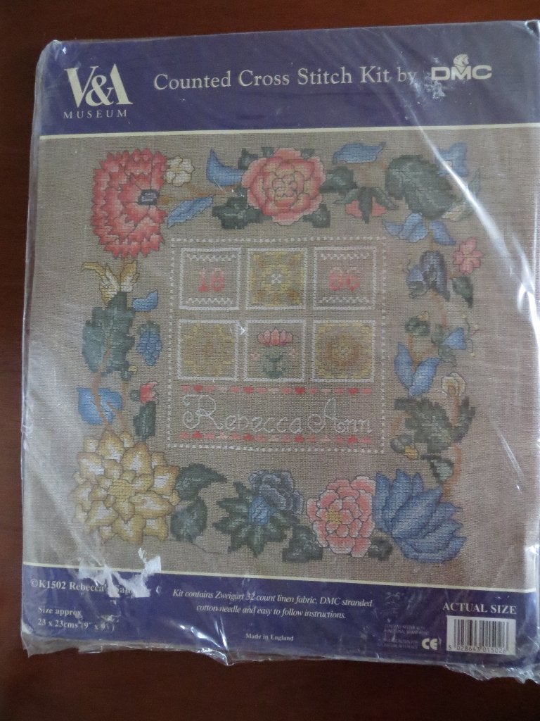 kruissteek pakket REBECCA'S SAMPLER - nieuw, Ophalen of Verzenden, Nieuw, Handborduren, Borduurpakket