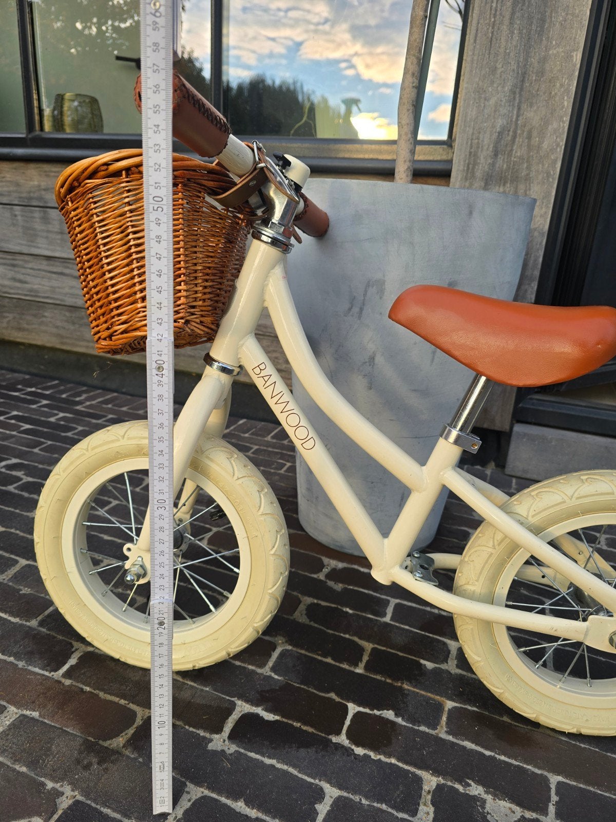 Loopfiets Banwood beige, Ophalen, Zo goed als nieuw, Banwood