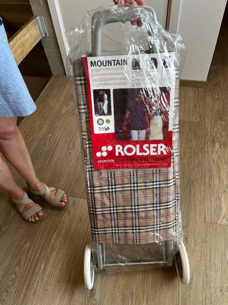 Trolley rolser NIEUW, Enlèvement, Neuf, Beige, Roulettes