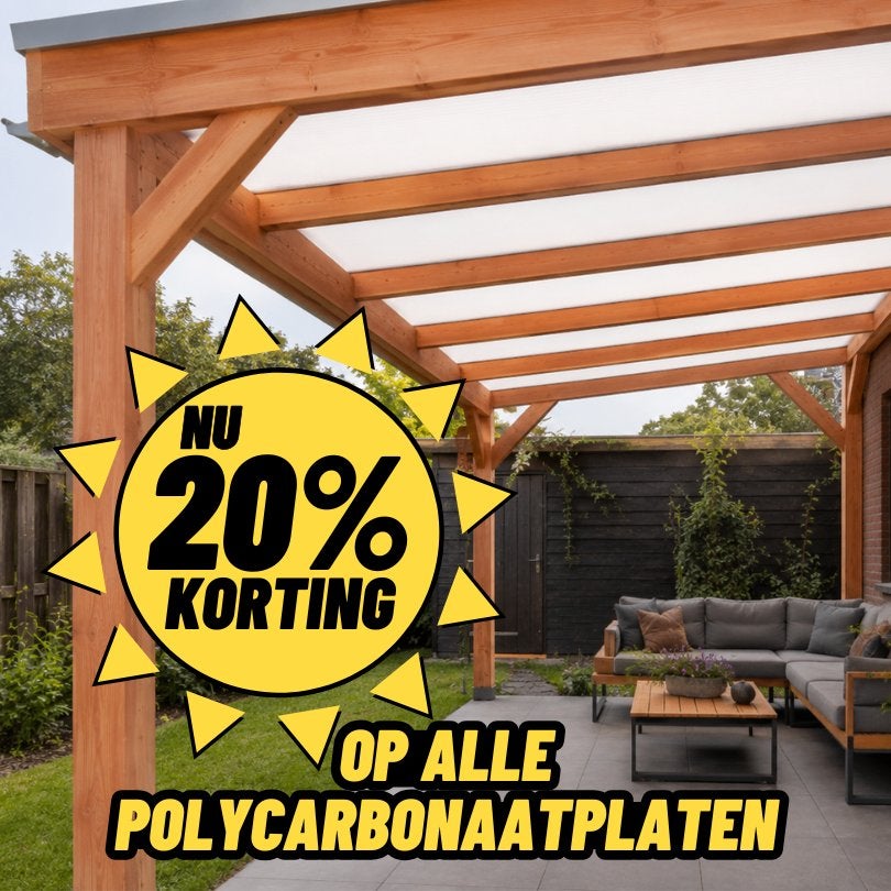 JULI DEAL! POLYCARBONAAT | KANAALPLAAT | OVERKAPPING, Ophalen, Nieuw