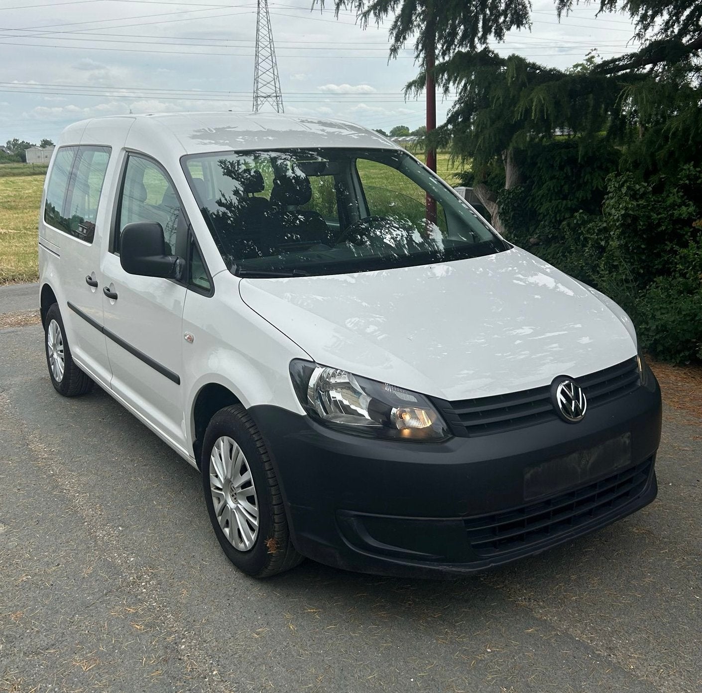 Vw caddy 2.0i BENZ. - CNG  *54.000km* BTW aftrekbaar, Auto's, Euro 5, Caddy Combi, 1984 cc, Wit