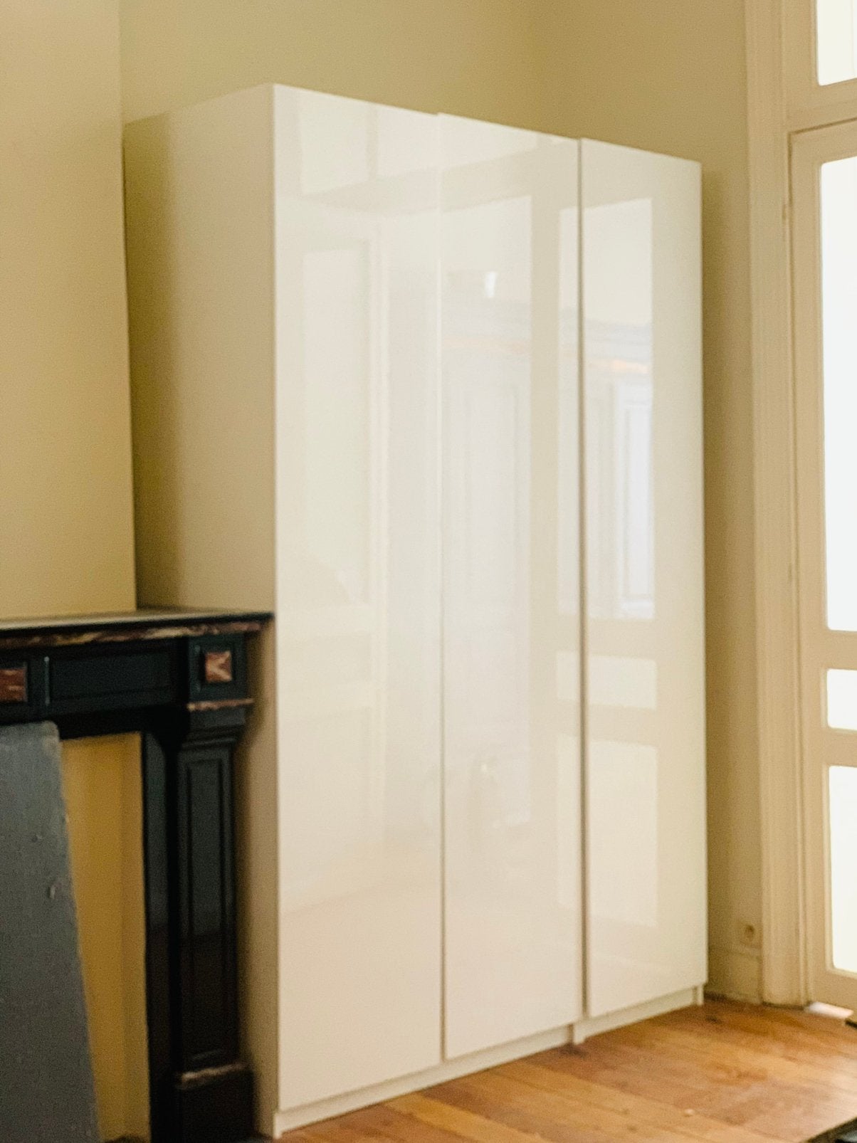 Grande armoire blanche de rangement ikea, Enlèvement, Comme neuf