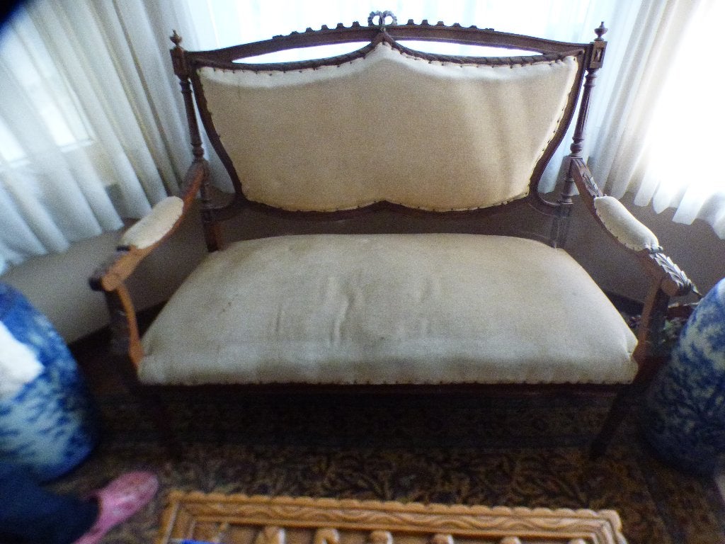 antieke elegante tweezit, Ophalen
