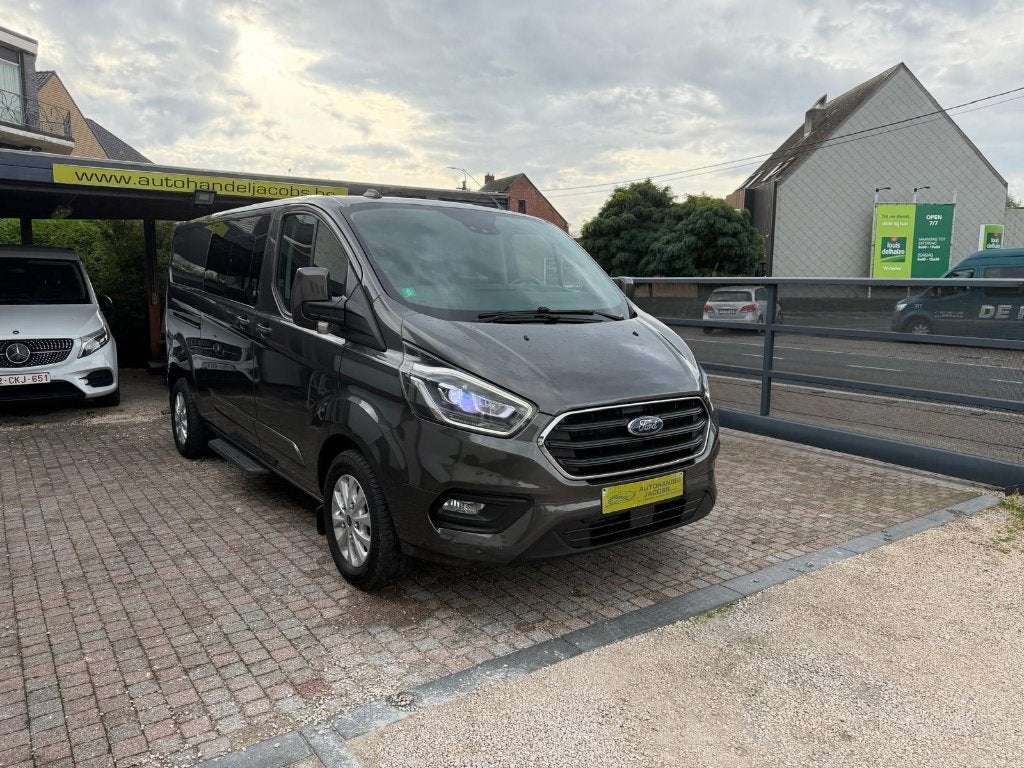 FORD TRANSIT CUSTOM * LIMITED * L2 * 170PK * DUB CAB * BTW, Voorwielaandrijving, Stof, 1995 cc, 4 cilinders