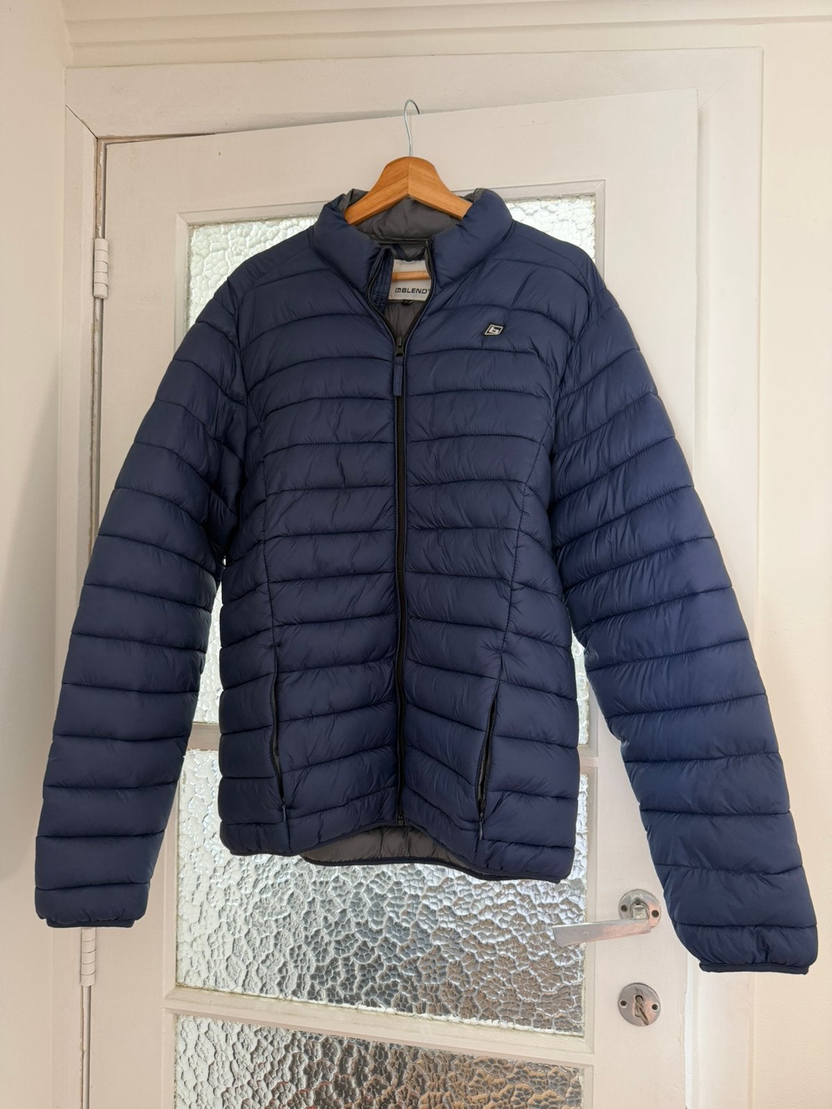 Jas blend maat L, Kleding | Heren, Jassen | Winter, Ophalen, Zo goed als nieuw