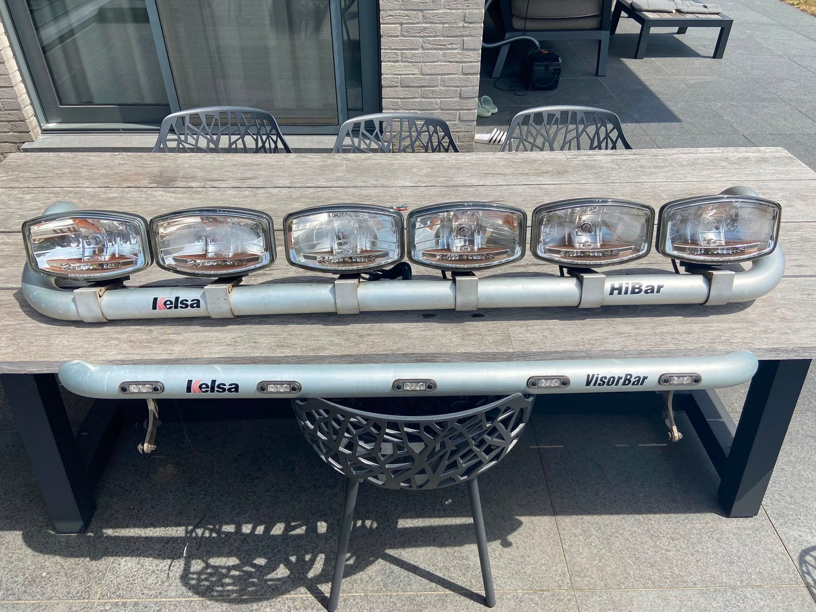 Kelsa hi bar en visor bar daf xf, Auto-onderdelen, Ophalen, Gebruikt, DAF, Verlichting