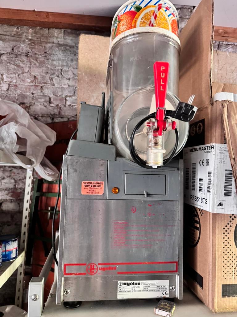 Granita machine, Enlèvement, Utilisé