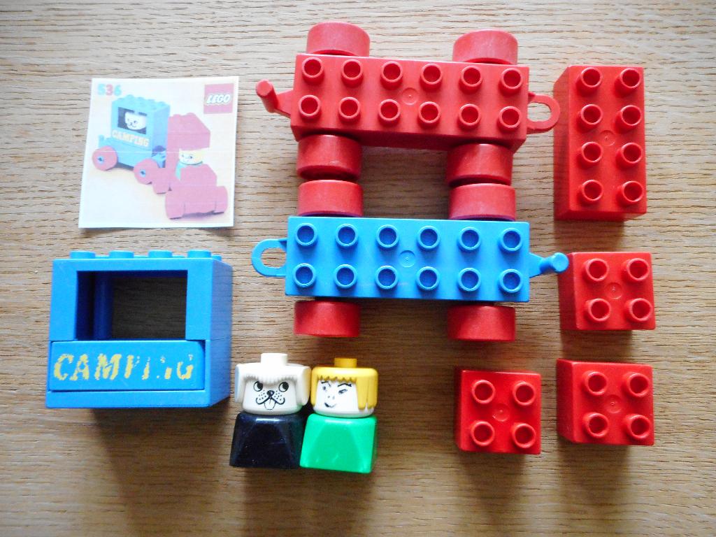 Lego Duplo 536 - Op de camping, Kinderen en Baby's, Speelgoed | Duplo en Lego, Ophalen of Verzenden, Gebruikt, Complete set, Duplo
