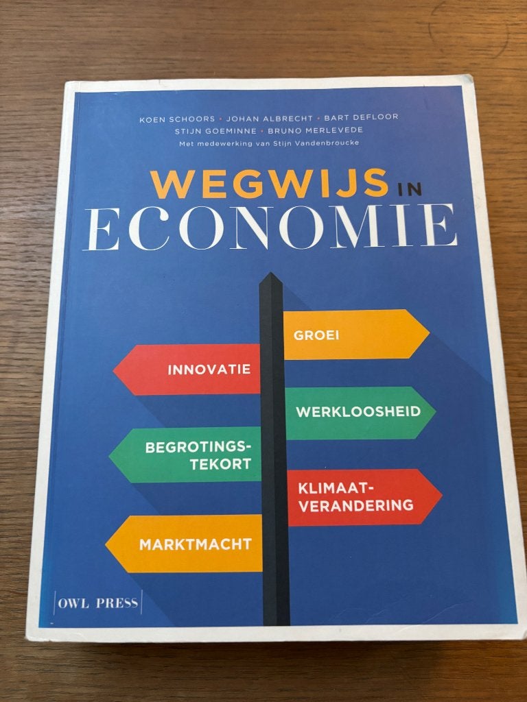 Wegwijs in economie, Enlèvement ou Envoi, Utilisé