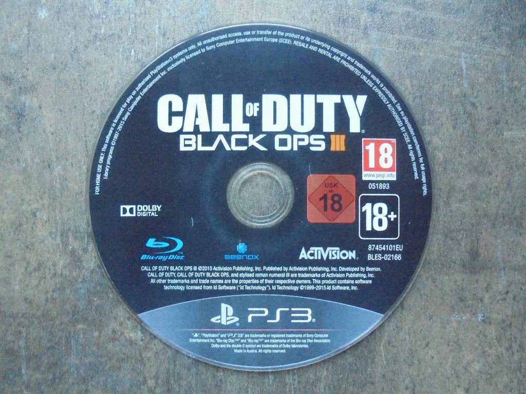 Call Of Duty Black OPS 3 voor PS3 (zie foto's), Gebruikt, Vanaf 18 jaar, Shooter, 1 speler