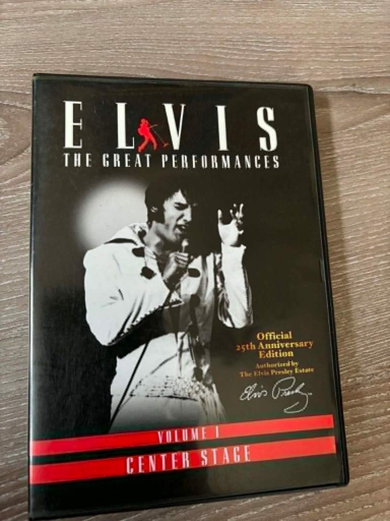 Elvis dvd, The great performances volume 1, slechts 5 euro., Cd's en Dvd's, Dvd's | Muziek en Concerten, Engels, Alle leeftijden