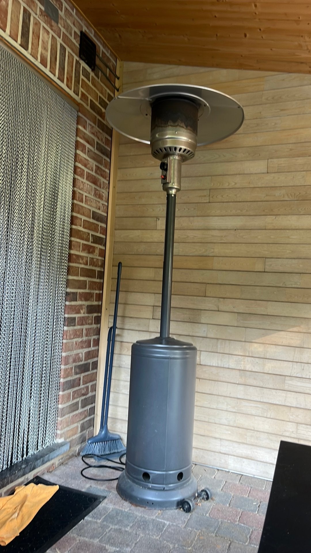 Chauffe terrasse au gaz, Enlèvement, Utilisé, Gaz, Sol